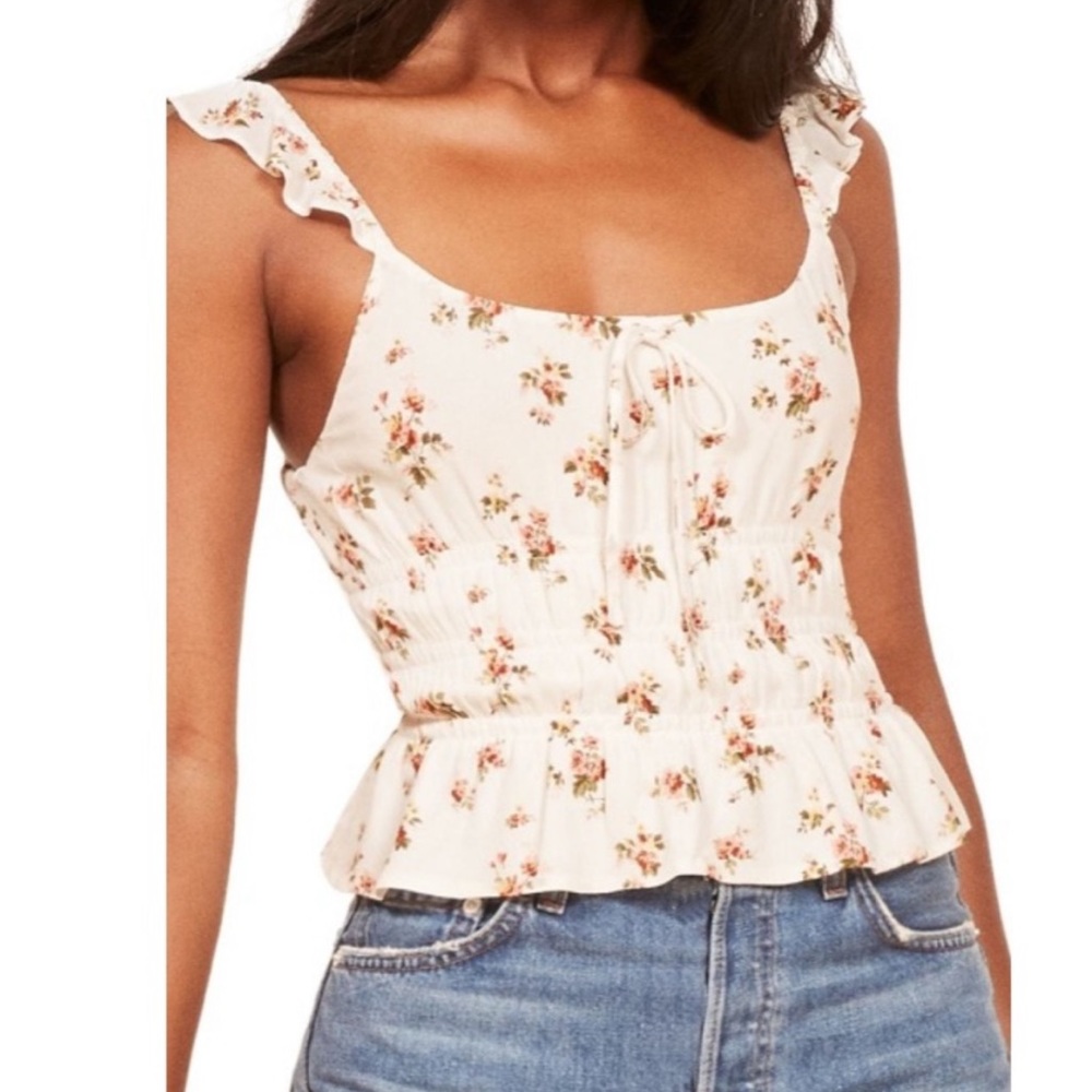 Reformation floral top